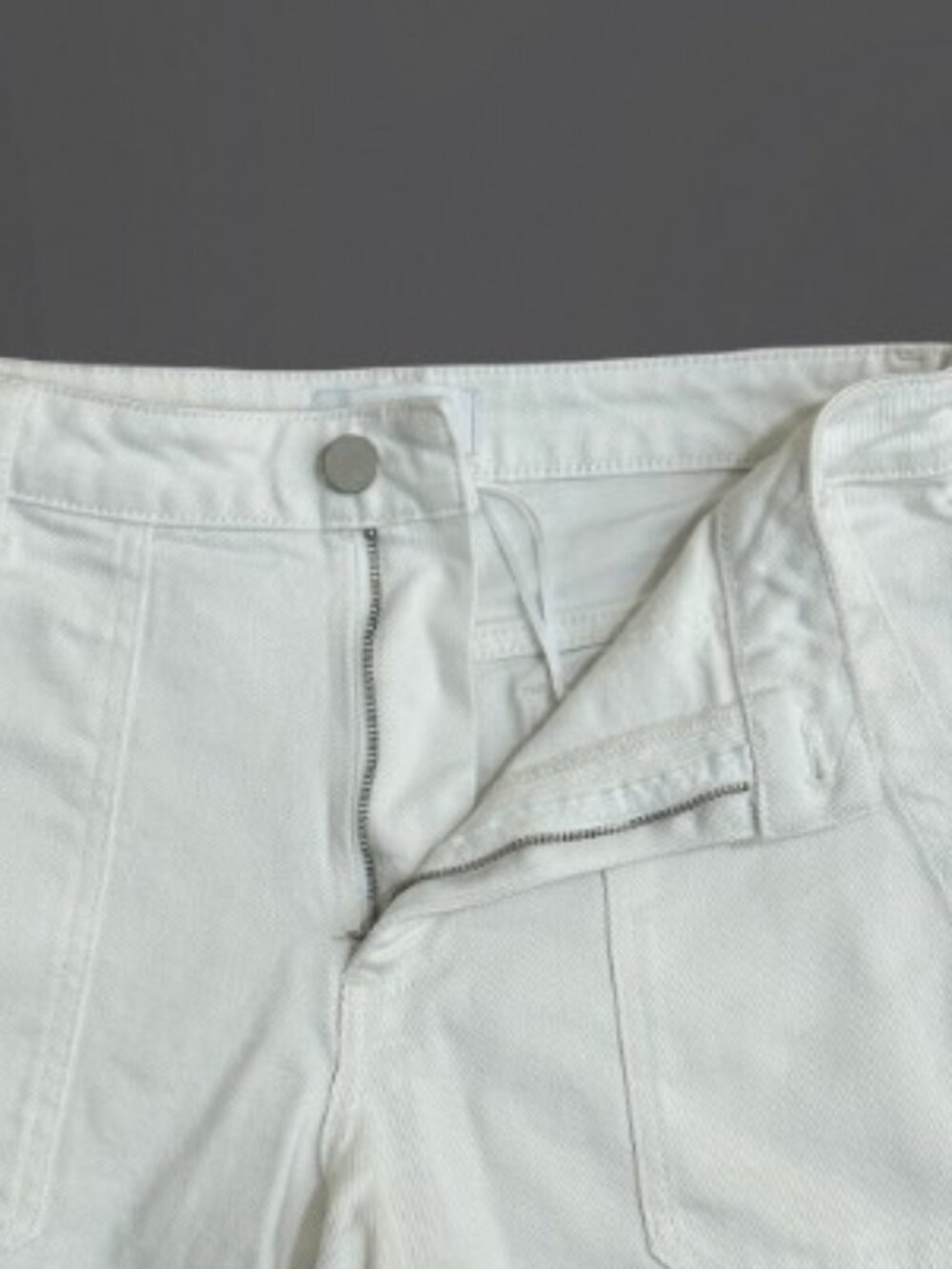 THE WHITE COMPANY NWOT Premium White High Rise Shorts US 6 UK 10 - Picture 2 of 10